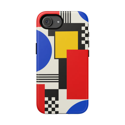 Primary Frequency iPhone Tough Case | Primary Color Geometry