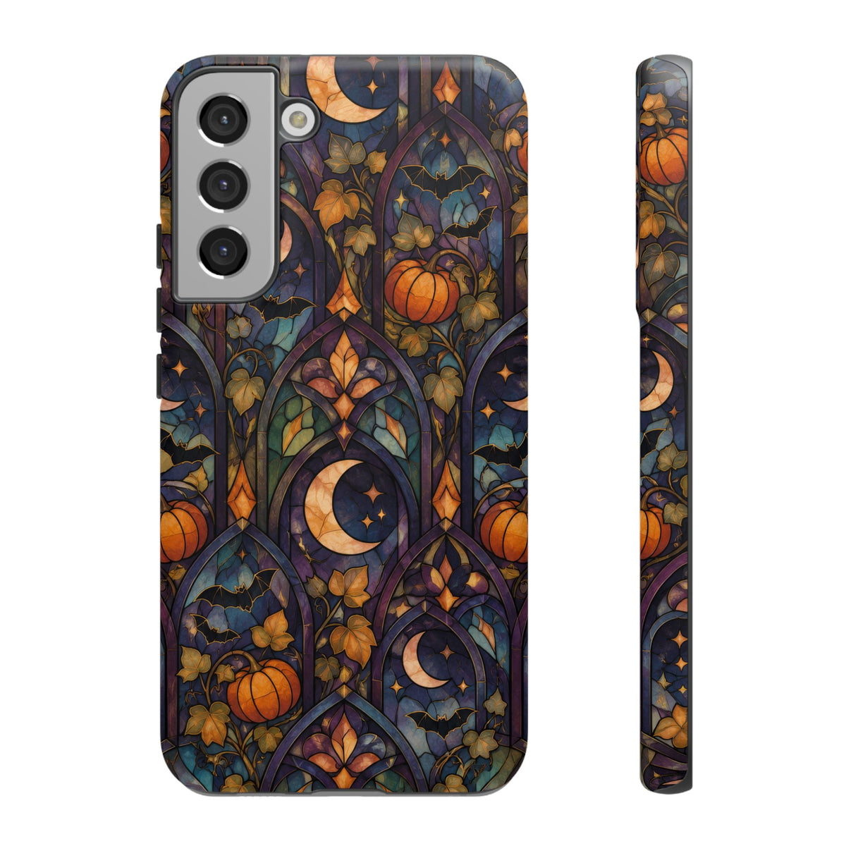 Amber Moon Window Samsung Galaxy Tough Case | celestial halloween