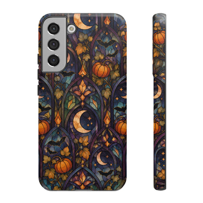 Amber Moon Window Samsung Galaxy Tough Case | celestial halloween