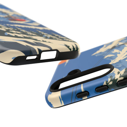 Swiss Skiing — Lift to the Sky Samsung Galaxy Tough Case