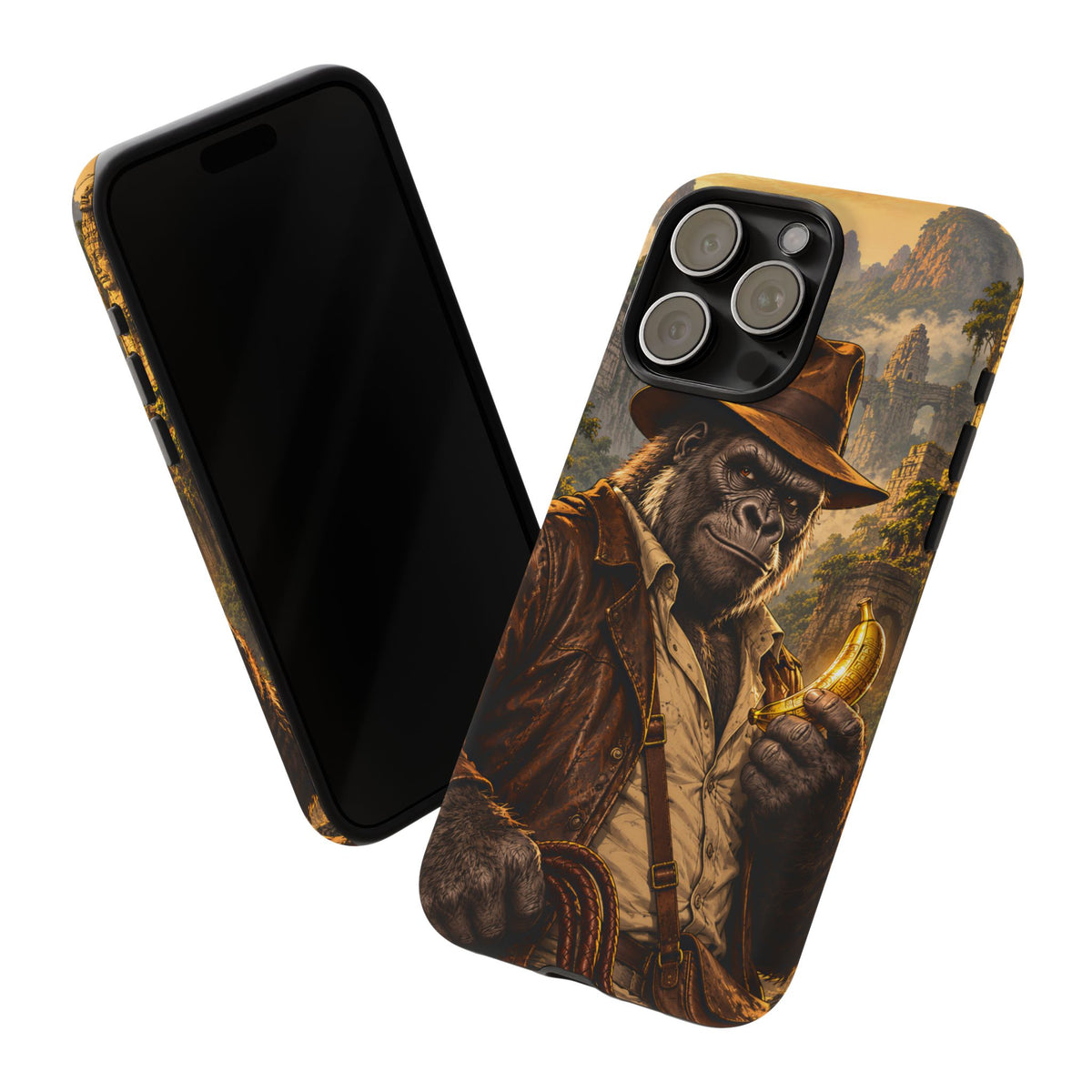Adventure Gorilla iPhone Tough Case | Temple of Bananas