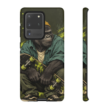 Concrete Jungle Samsung Galaxy Tough Case | Skater Gorilla Illustration