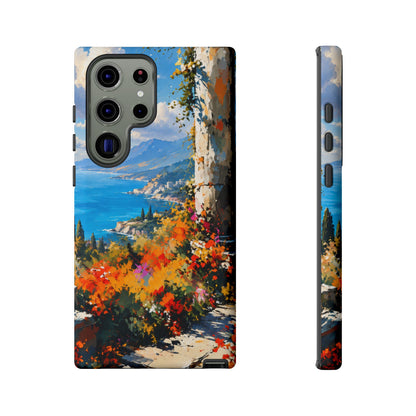 Azure Sanctuary Samsung Galaxy Tough Case | Painterly Coastal Landscape
