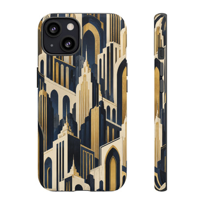 Midnight Metropolis iPhone Tough Case | art deco