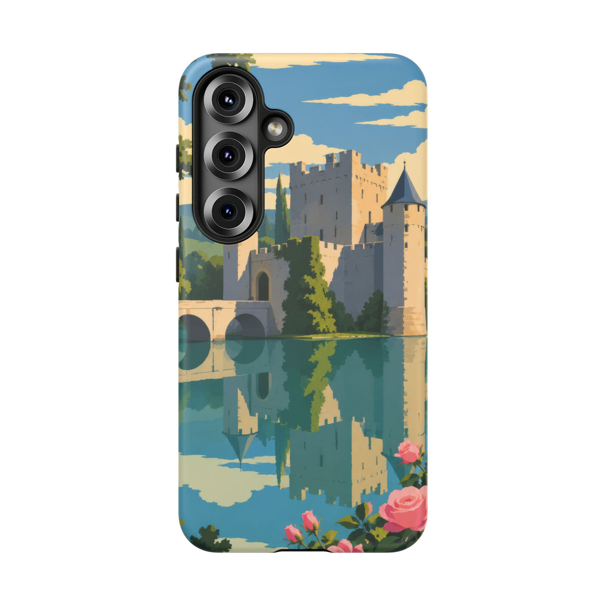 English Castle — Moat and Roses Samsung Galaxy Tough Case