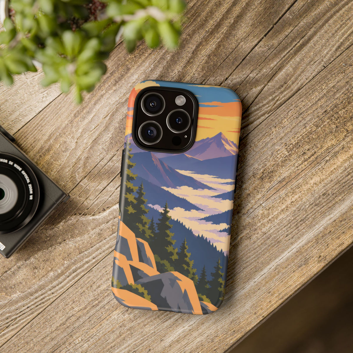 Misty Mountains — Amethyst Pass iPhone Tough Case