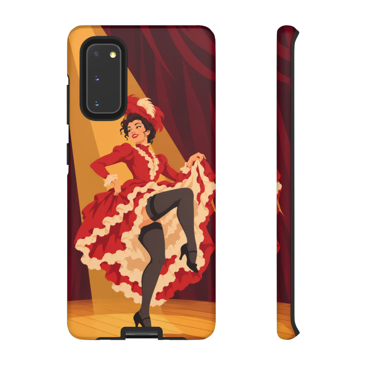 Moulin Rouge Dancer — Crimson Cabaret Samsung Galaxy Tough Case | cabaret dancer