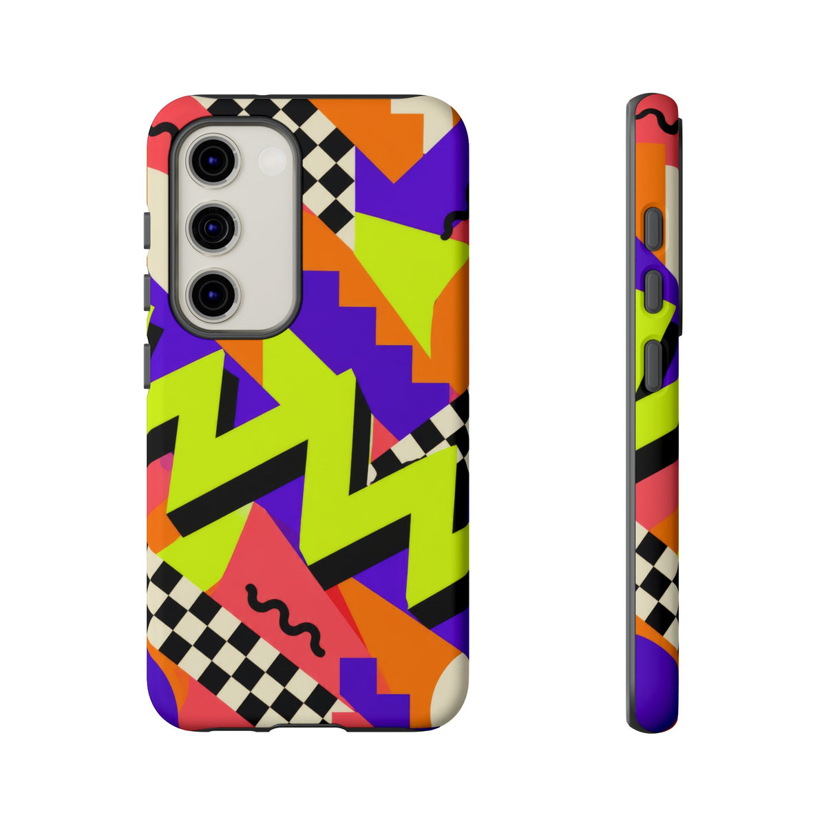 Acid Arcade Samsung Galaxy Tough Case | Bright Retro Geometry
