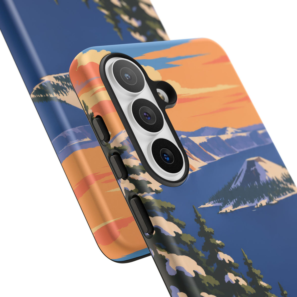 Crater Lake — Winter Caldera Samsung Galaxy Tough Case
