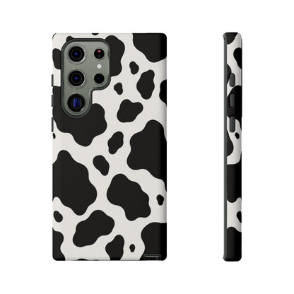 Classic Holstein Samsung Galaxy Tough Case | Black & White Cow Print