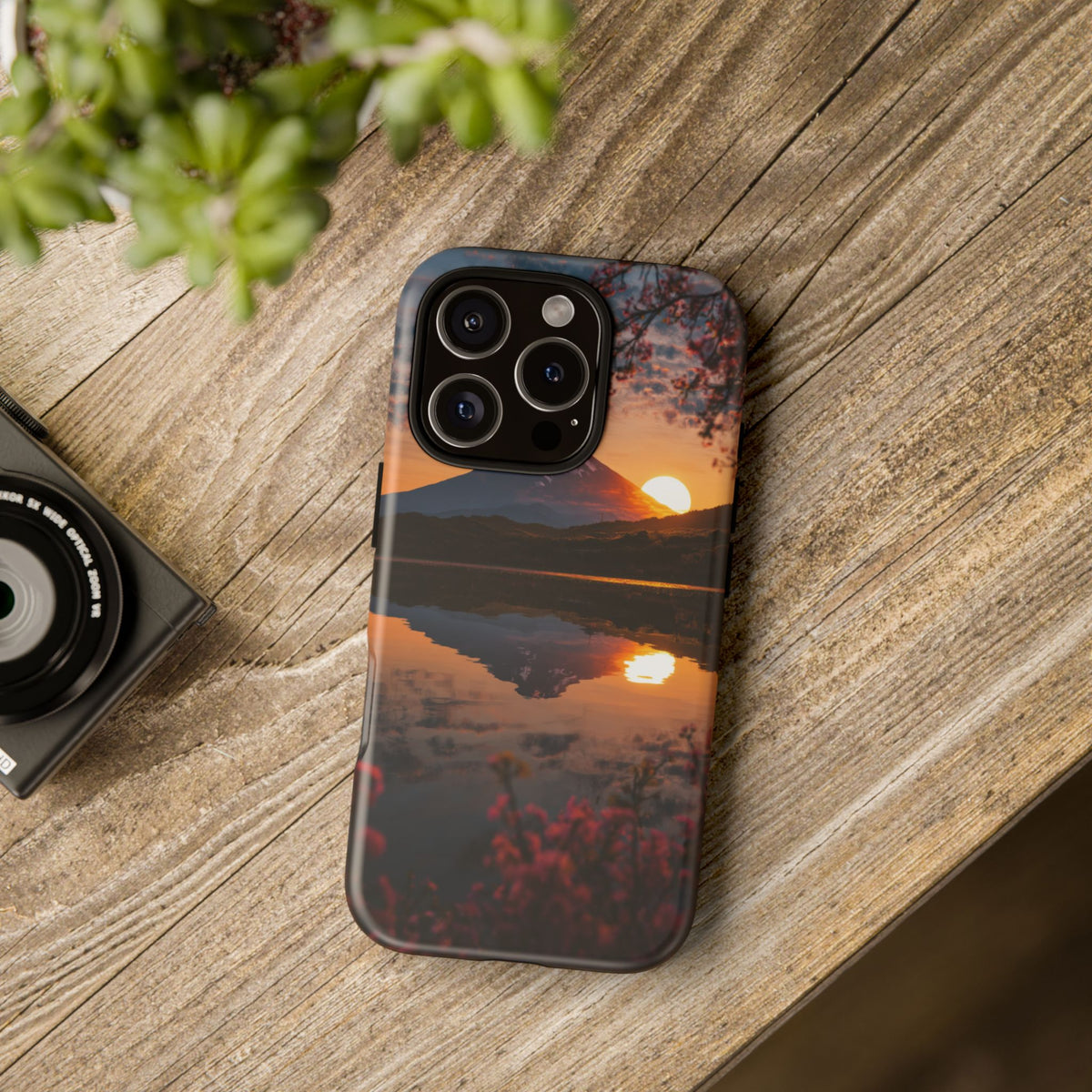Fuji Golden Reflection iPhone Tough Phone Case