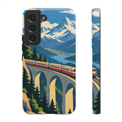 Travel by Train — Alpine Express Samsung Galaxy Tough Case | train travel