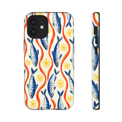 Sardine Social iPhone Tough Case | sardine print