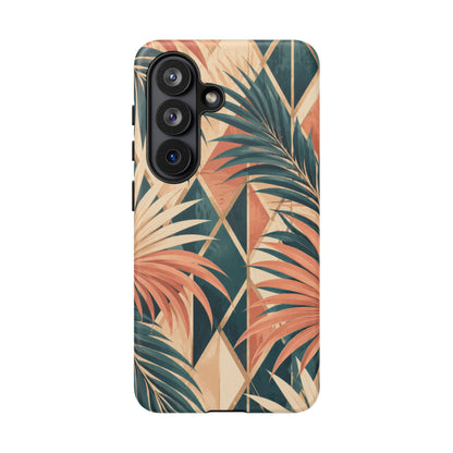Coral Palm Pavilion Samsung Galaxy Tough Case | art deco