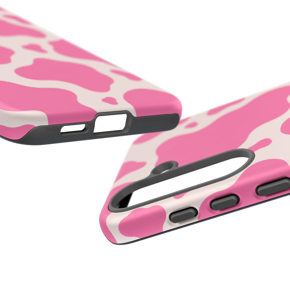 Strawberry Milk Samsung Galaxy Tough Case | Pink Cow Print
