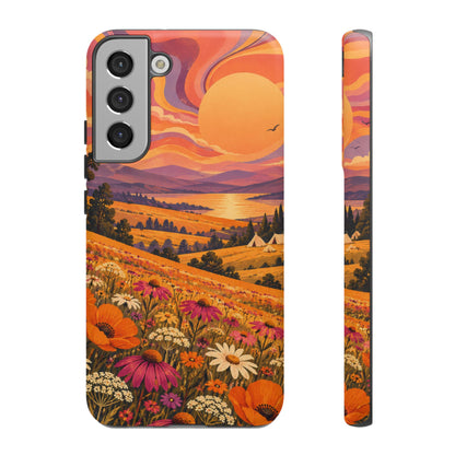Golden Field Reverie Samsung Galaxy Tough Case | sixties festival