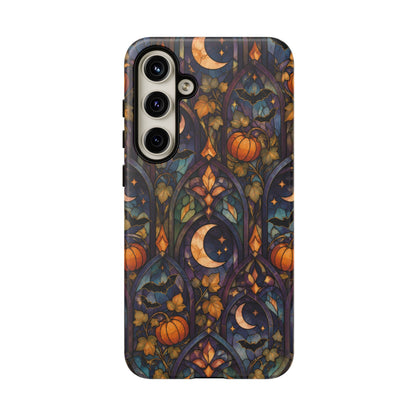 Amber Moon Window Samsung Galaxy Tough Case | celestial halloween
