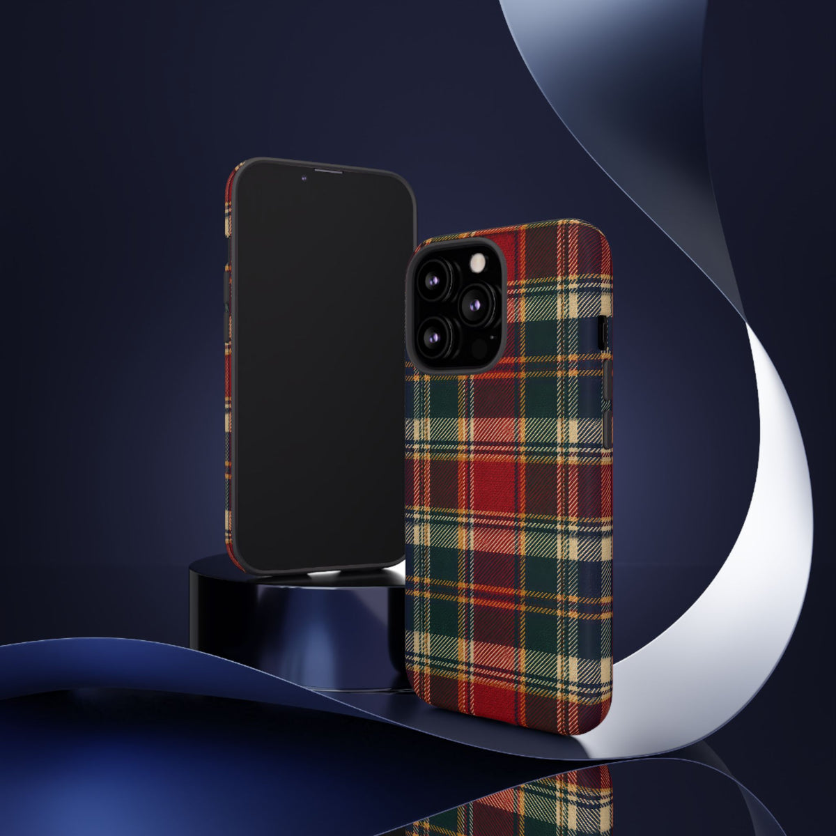 Highland Holiday iPhone Tough Case | christmas plaid