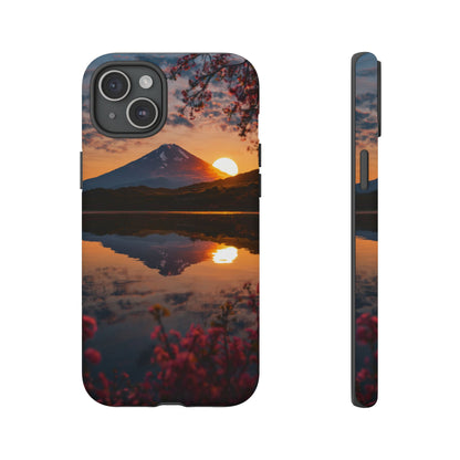 Fuji Golden Reflection iPhone Tough Phone Case