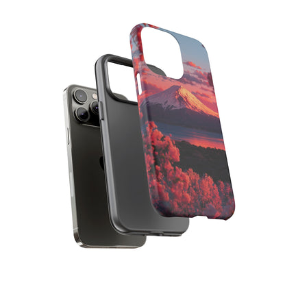 Fuji Rose Horizon iPhone Tough Phone Case
