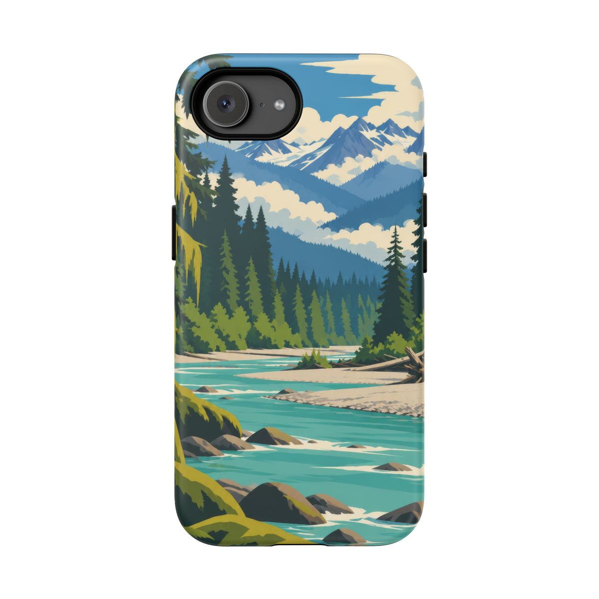 Hoh Rain Forest — Rivergreen iPhone Tough Case