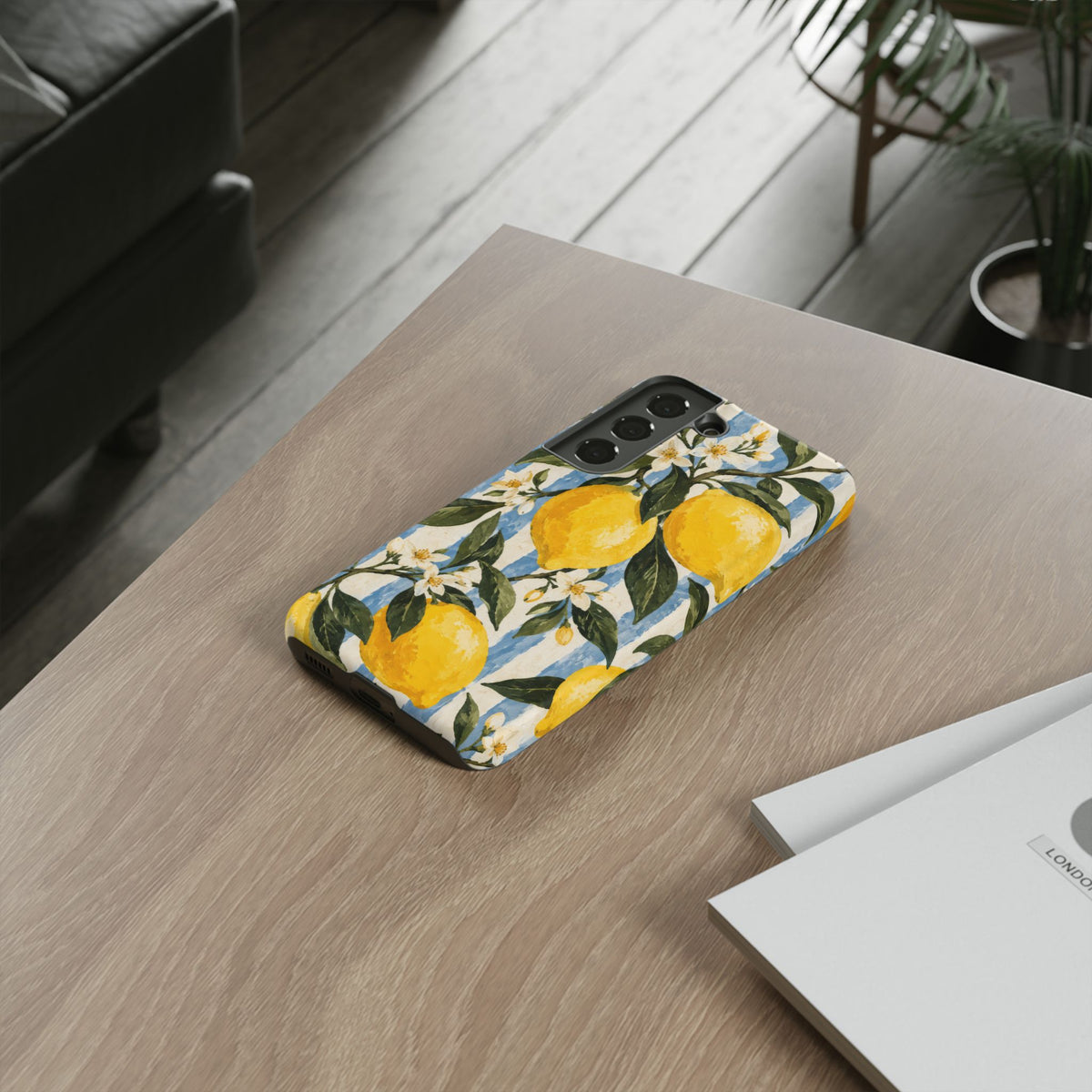 Riviera Lemons Samsung Galaxy Tough Case | lemon print