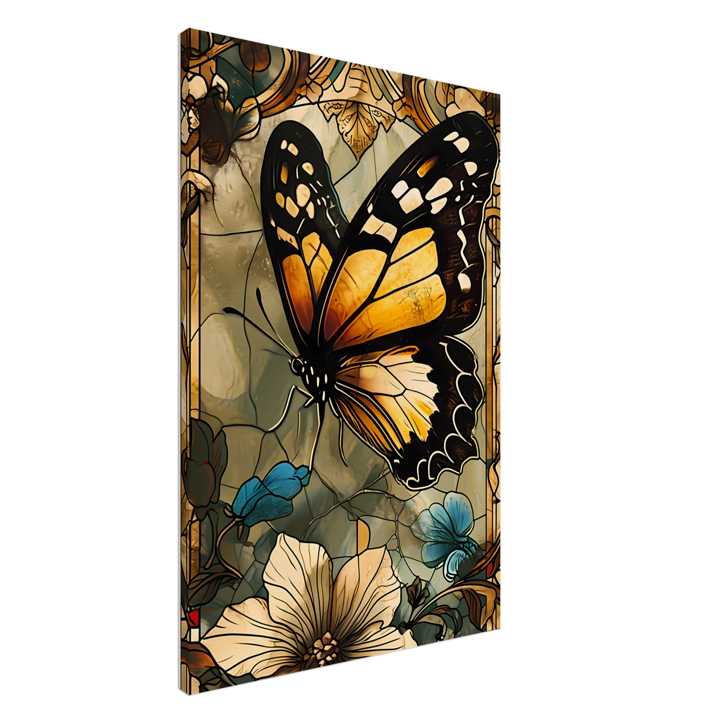 Canvas Wall Art - Radiant Monarch