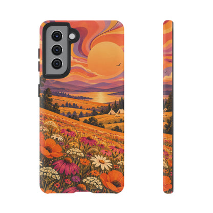Golden Field Reverie Samsung Galaxy Tough Case | sixties festival