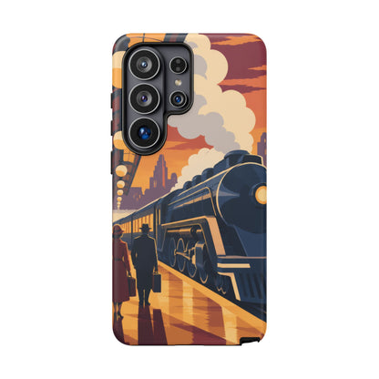 Travel by Train — Night Departure Samsung Galaxy Tough Case | train travel