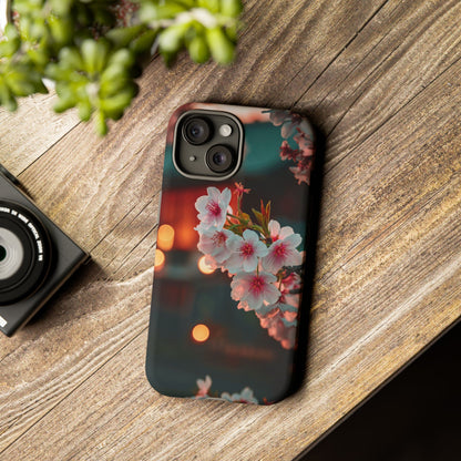 Kyoto Blossom Lanterns iPhone Tough Phone Case