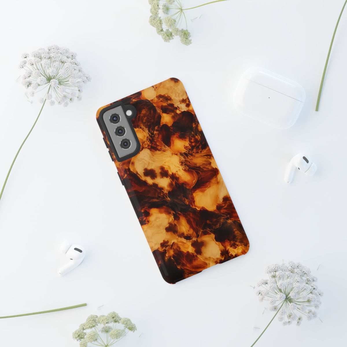 Amber Marble Samsung Galaxy Tough Case | Amber Mosaic