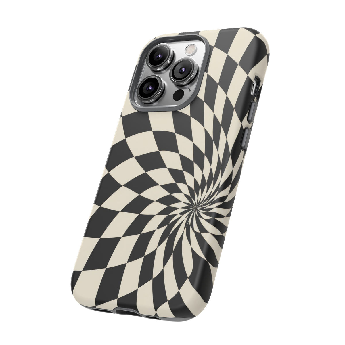 Twist Theory iPhone Tough Case | Optical Checkerboard