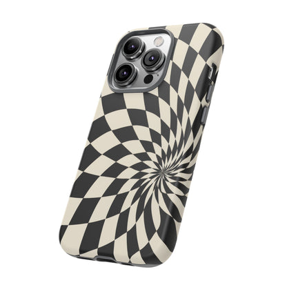 Twist Theory iPhone Tough Case | Optical Checkerboard