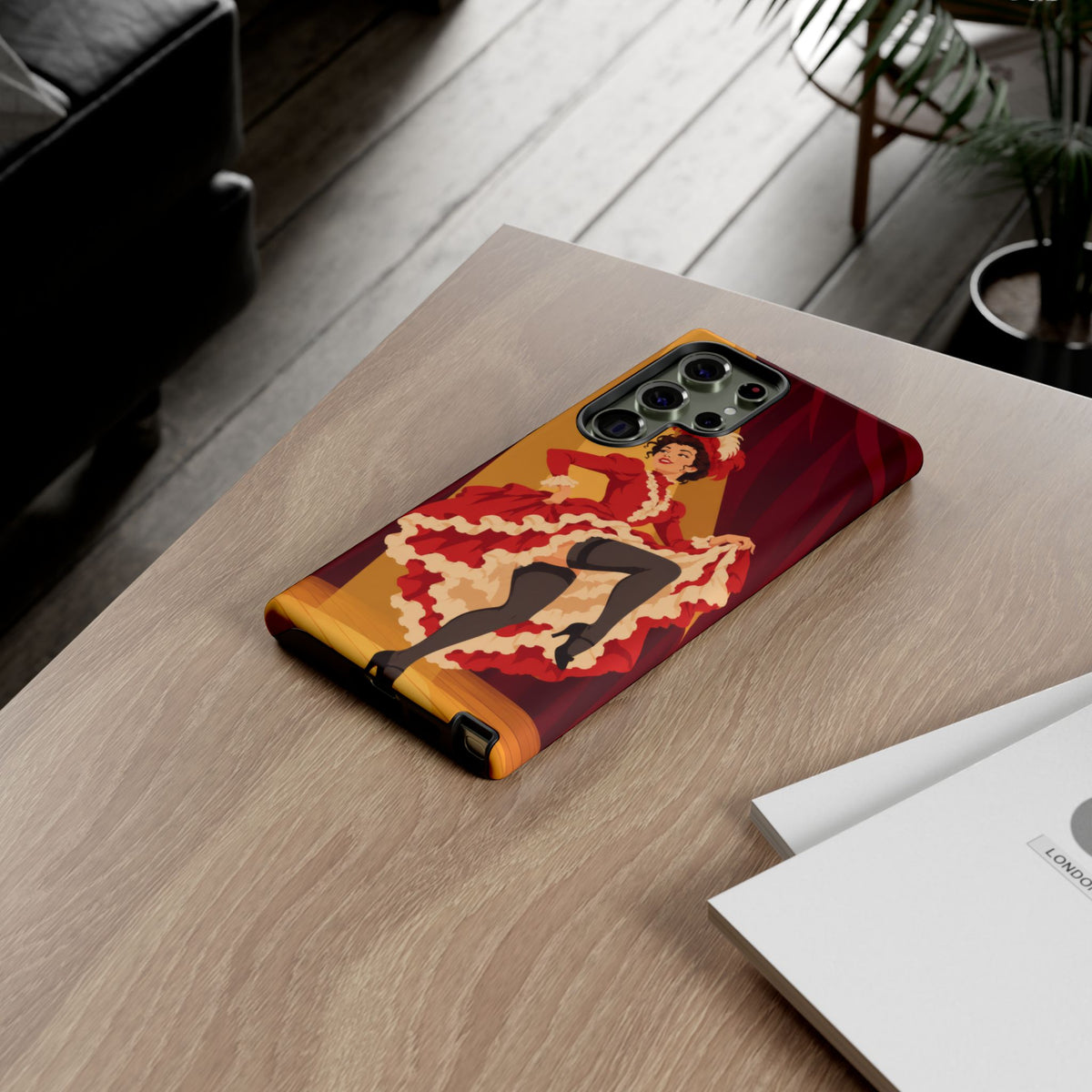 Moulin Rouge Dancer — Crimson Cabaret Samsung Galaxy Tough Case | cabaret dancer