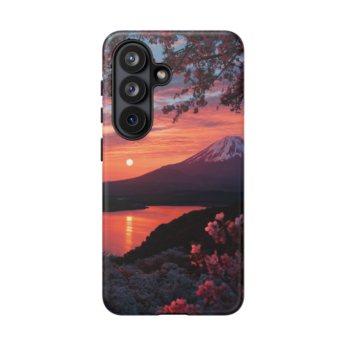 Fuji Moonlit Sakura Samsung Galaxy Tough Phone Case