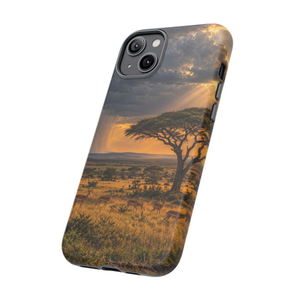 Stormlight on the Mara iPhone Tough Case | african storm
