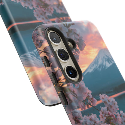 Fuji Petal Reflection Samsung Galaxy Tough Phone Case