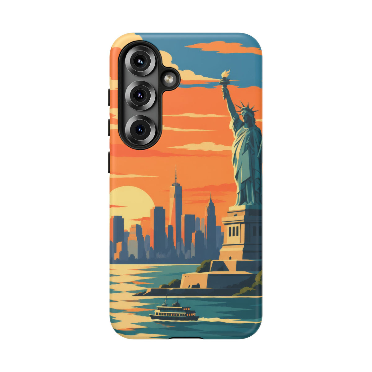 New York City — Harbor Liberty Samsung Galaxy Tough Case