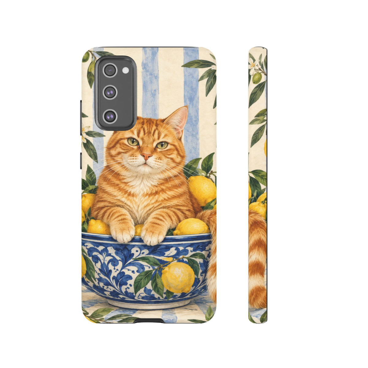 Citrus Inspector Samsung Galaxy Tough Case | ginger cat