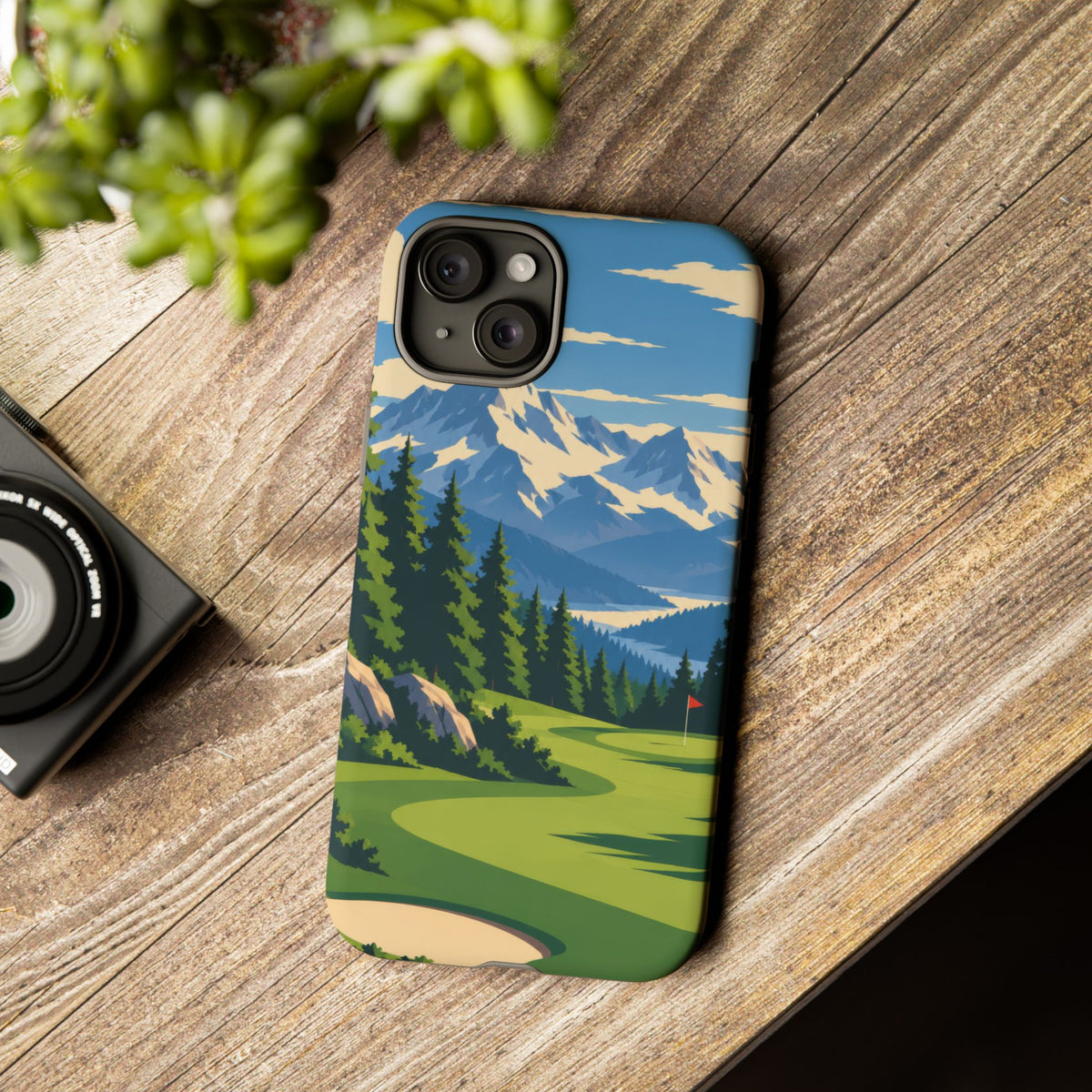 Mountain Golf — Alpine Fairway iPhone Tough Case