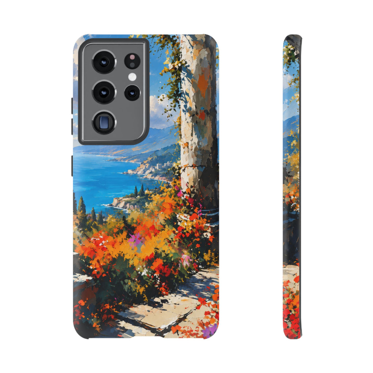 Azure Sanctuary Samsung Galaxy Tough Case | Painterly Coastal Landscape