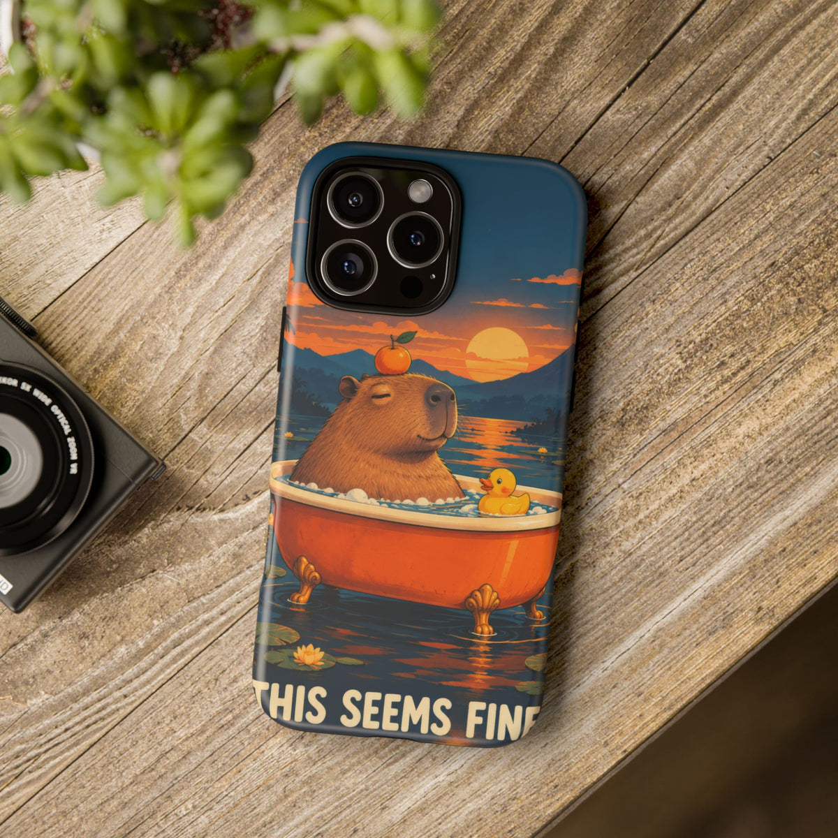Minor Inconvenience iPhone Tough Case | funny capybara