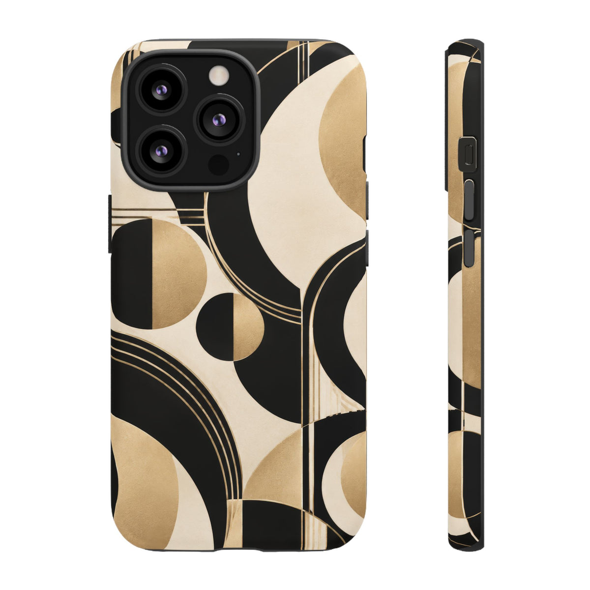 Pearl Orbit iPhone Tough Case | art deco