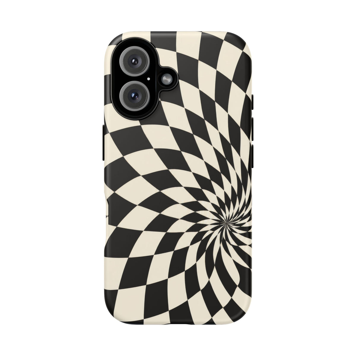Twist Theory iPhone Tough Case | Optical Checkerboard