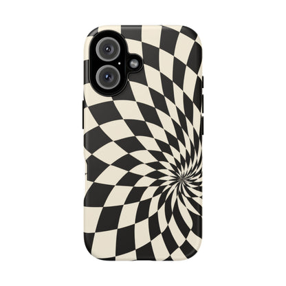 Twist Theory iPhone Tough Case | Optical Checkerboard