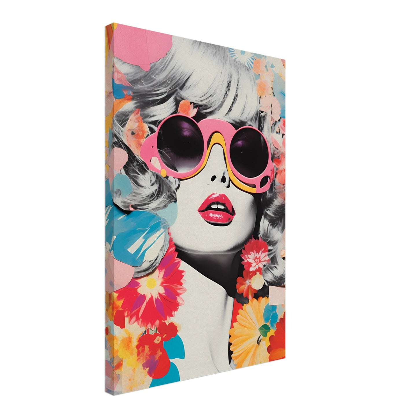 Canvas Wall Art - Pop Blossom Beauty