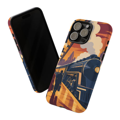 Travel by Train — Night Departure iPhone Tough Case | train travel