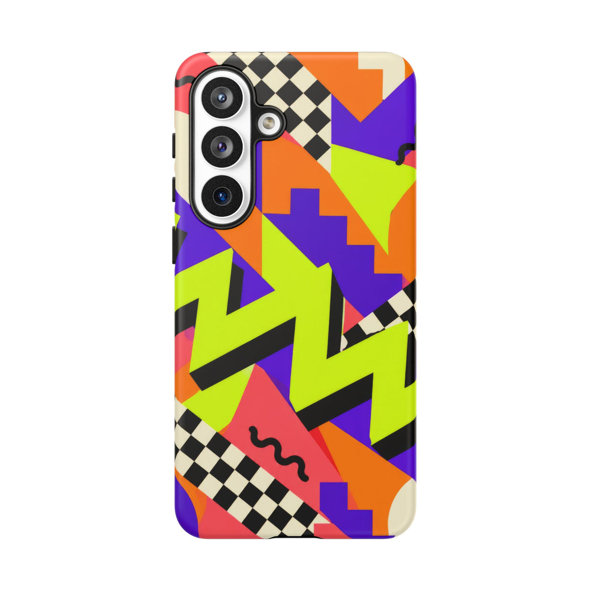 Acid Arcade Samsung Galaxy Tough Case | Bright Retro Geometry