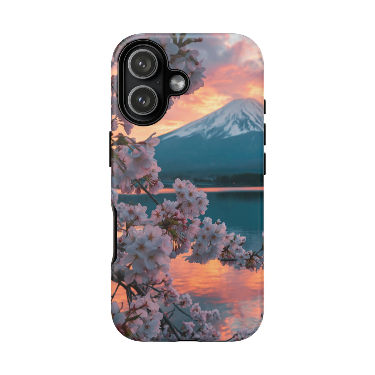 Fuji Petal Reflection iPhone Tough Phone Case