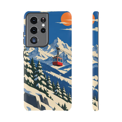 Swiss Skiing — Lift to the Sky Samsung Galaxy Tough Case